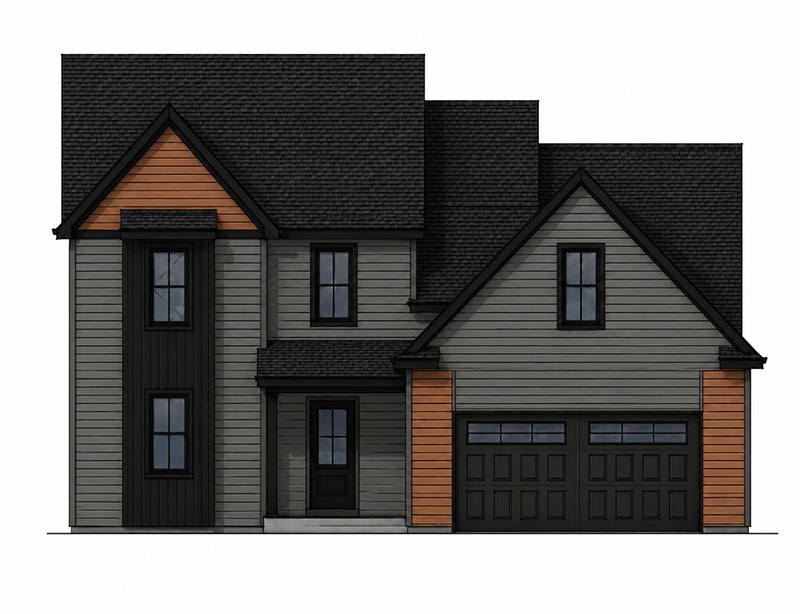 Sample Home Being Built